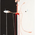 il bianco e il-nero - 41X51 acrilico -2012