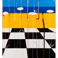 il dobermann 100x150  acrilico  2012