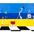 la promenade - 122x76 olio -2011