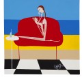 madre e figlia  -30x30 acrilico - 2011