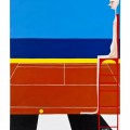 partita a tennis -olio 50x76 -2011