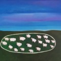PECORE  40x30 cm  acrilici su tela
