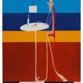 il critico d'arte 35x50  acrilico 2012