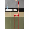 limprenditore del 2011  - olio 90x200- 2011