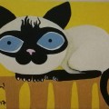 GATTO GIORGIO 2017 acrilico 10x15 cm