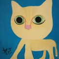 MARTINO 2019 acrilici su tavola legno 21,5 x 32 cm